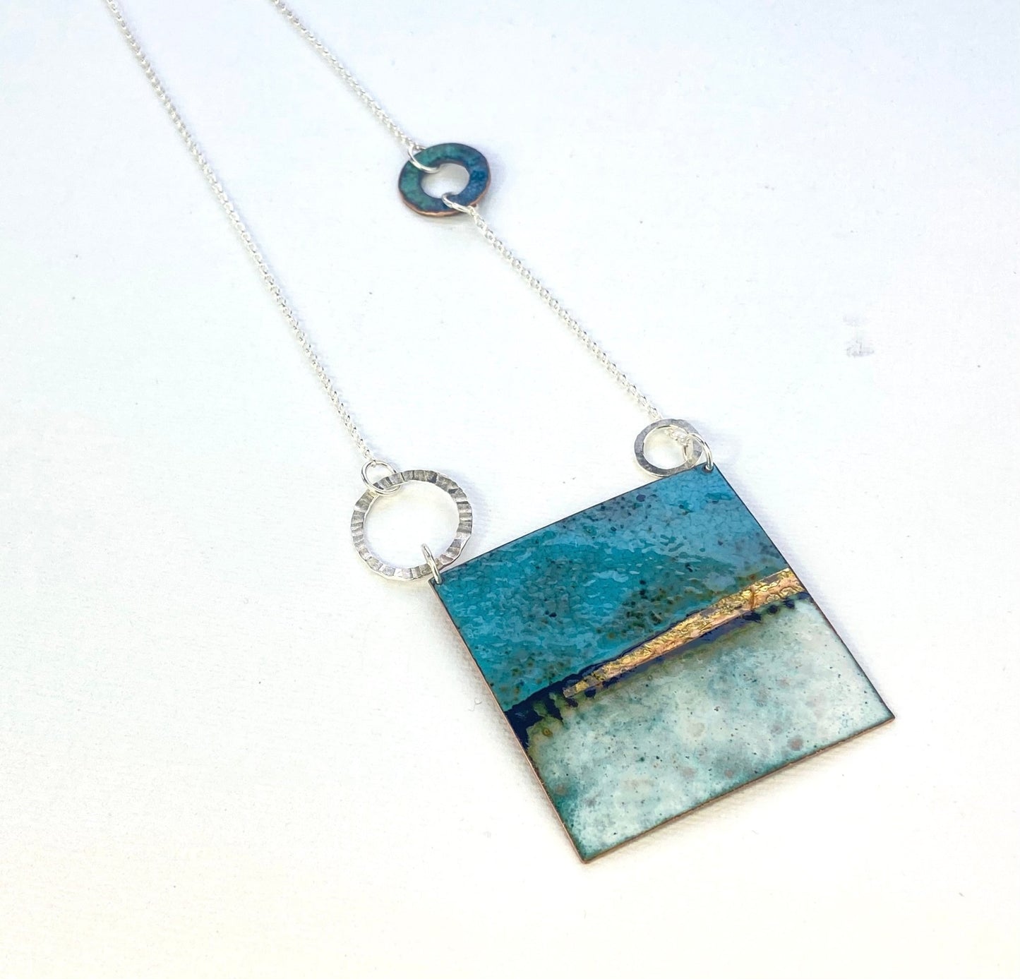 Landscape square statement pendant - Katie Johnston Jewellery