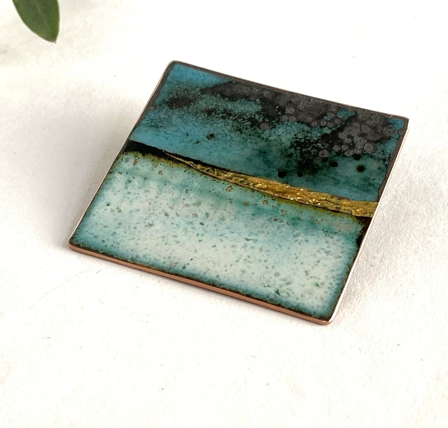 Enamel Landscape Brooch - Katie Johnston Jewellery